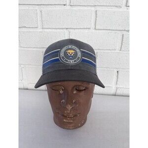 University Of Pittsburgh Snapback Hat Top Of The World Suede Front